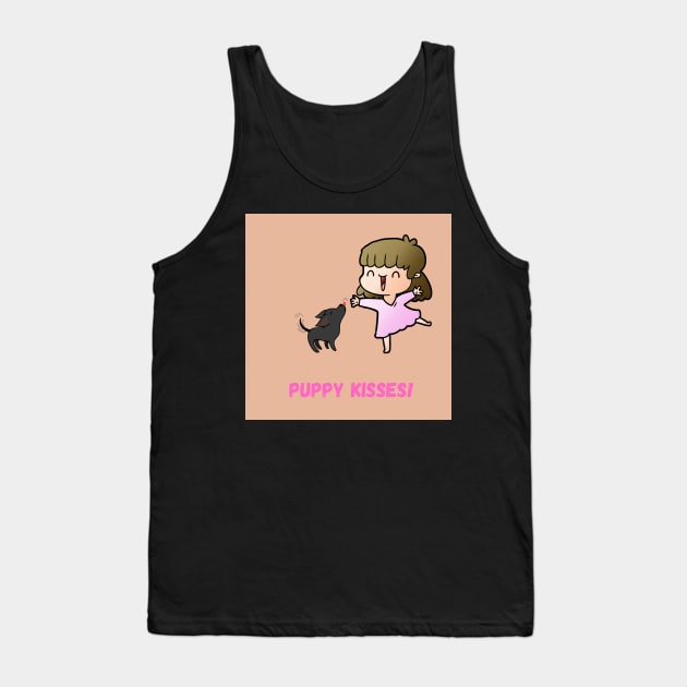 Puppy Kisses Tank Top by The Real Wil's store